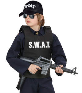 IG Venta caliente Niños Cool <span class=keywords><strong>SWAT</strong></span> Uniforme Disfraces con accesorios para niños - Product Image 3