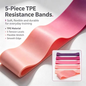 Ensemble de bandes de résistance pour yoga et fitness, directement de l'usine, personnalisable, pour entraînement des fessiers, bandes en caoutchouc pour exercices de gym - Product Image 4