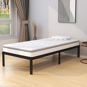 Usine en gros 14 "<span class=keywords><strong>hauteur</strong></span> moderne TWIN/FULL/QUEEN/KING haute plate-forme taille double cadre de <span class=keywords><strong>lit</strong></span> cadre de <span class=keywords><strong>lit</strong></span> contemporain - Product Image 6