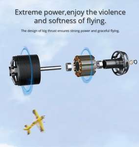 T-мотор AS2317 880KV 1250KV 1400KV бесщеточный двигатель с длинным валом 3 ~ 4S, гибридный БПЛА с неподвижным крылом - Product Image 6