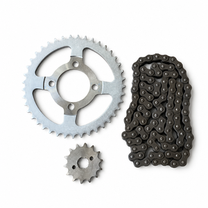 Kit de chaîne de moto 70cc pour JH70 CD70, kit de chaîne de moto 48Q, kit de pignon de cyclomoteur 41T 14T 420-100L - Product Image 2