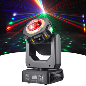 Nhà máy mới 100W sao băng búa <span class=keywords><strong>DMX</strong></span> di chuyển đầu Ánh sáng chùm strobemagic bóng 4in1 RGBW Disco Laser <span class=keywords><strong>LED</strong></span> nguồn - Product Image 1