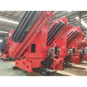 Xuzhou 공장 유압 12 톤 접이식 팔 트럭 장착 크레인