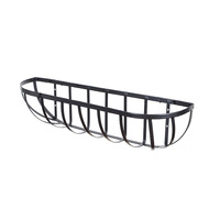 Jiuyi panier suspendu de jardin de cocotier naturel grand balcon en métal pot de fleur mural panier suspendu pour vraie fleur artificielle