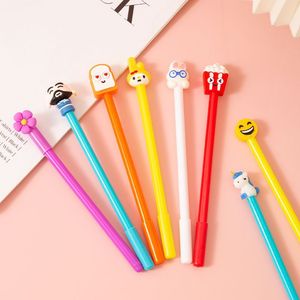 Cartoon 3D <b>Neutral</b> Pen 0.38mm Black Ink Plastic Shell Push Button Office School Use - Product Image 2