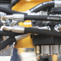 Mini-chargeuse sur chenilles chinoise pour la construction, type skid steer