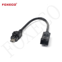 Kabel Data Antarmuka Trapesium Tipe C Tembaga Stabil Kelas Industri FOXECO, Transmisi Handal untuk Sistem Kendaraan