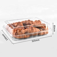 herbes rectangulaires suspendus de 0.75oz pour l'emballage d'herbes fraîches Boîte en plastique à clapet jetable transparente