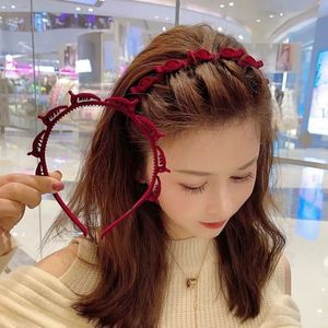 Thời trang New bện ban nhạc Non-Slip Headband kẹp tóc đồ trang trí tóc Clip Phụ kiện cho phụ nữ cô gái - Product Image 4
