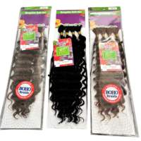 Vente en gros de cheveux synthétiques en vrac 4X pour tresses, extensions capillaires à tresser, cheveux à tresser effet vague océanique, perruque tressée sans nœuds style bohème