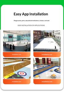 Suelo para Pista <span class=keywords><strong>de</strong></span> <span class=keywords><strong>Patinaje</strong></span> Resistente a los Impactos y al Desgaste, para Interiores y Exteriores, Tamaño Personalizado, Instalación Rápida, Duradero - Product Image 2