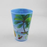 Gobelet en plastique personnalisé imprimé par sublimation, 400 ml, gobelet réutilisable en PP pour boissons