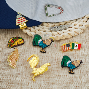 Pines Metálicos de Solapa Esmaltados al por Mayor para Gorras Estilo Mexicano - Product Image 6