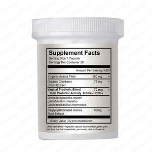 膣内プロバイオティクス60億CFU、臨床的に研究された3株とクランベリーエキス配合、pHバランスと尿路の健康をサポート - Product Image 4