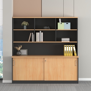 Chất lượng cao văn phòng nội các tập tin lưu trữ bằng gỗ Tủ hồ sơ với khóa kim loại tủ đồ nội thất văn phòng - Product Image 6