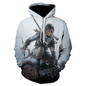 Fitspi bán buôn New Arrival trò chơi phổ biến 3D in hoodie Loose itting cộng với kích thước áo thun áo tùy chỉnh dropshipping - Product Image 5