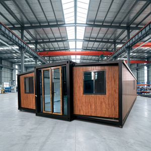 Maisons de luxe préfabriquées en conteneurs, maisons de conteneurs extensibles avec une structure renforcée pliable à double aile - Product Image 1