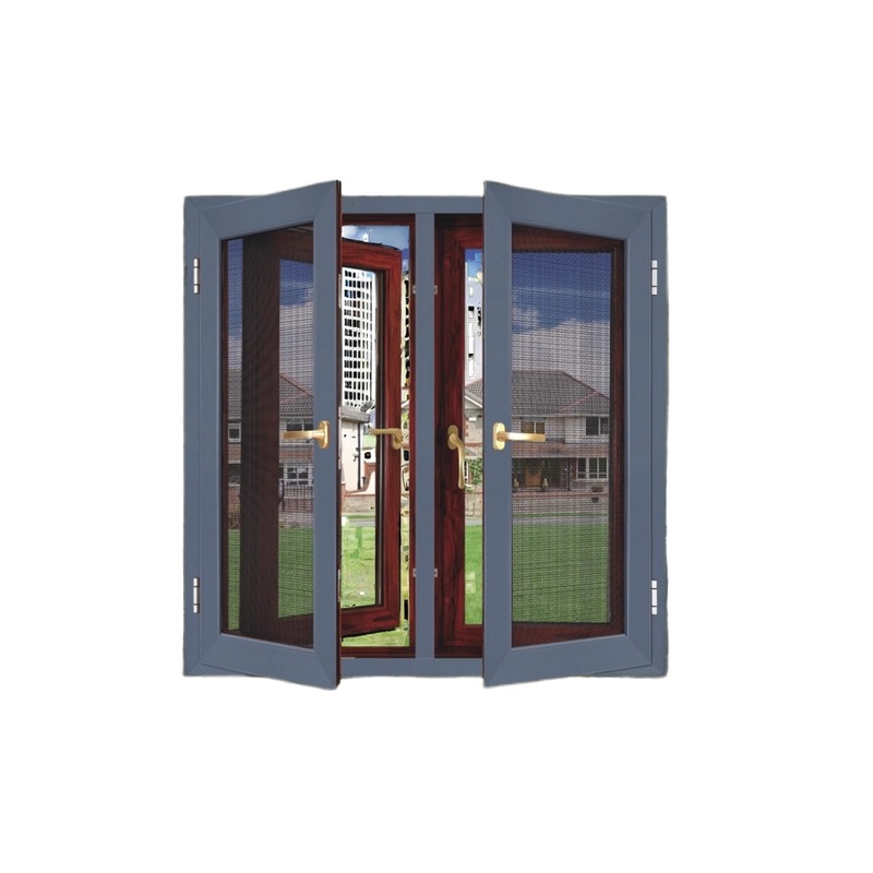 Fireproof aluminum glass safer glass three