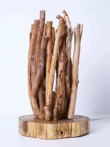 Sinh Thái phòng ngủ cạnh giường ngủ đèn twig trang trí Rắn Gỗ Handmade bonfire Driftwood Buffet bảng đèn - Product Image 3