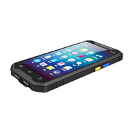 TOP1 HC750 4 + 64G Memoria 4G Wifi Blue-Tooth GPS 2D Escáner de código de barras Android 12 Industrial PDA Colector de datos de mano-Azul