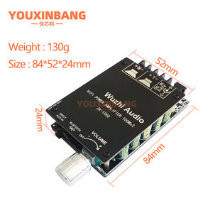 โมดูลบอร์ดเครื่องขยายเสียงลำโพง Audio ZK-1002T BT 5.0 กำลังขับ 100 วัตต์ * 2 ช่องสัญญาณคู่ รองรับเสียงแหลม เสียงเบส และซับวูฟเฟอร์ - Product Image 3