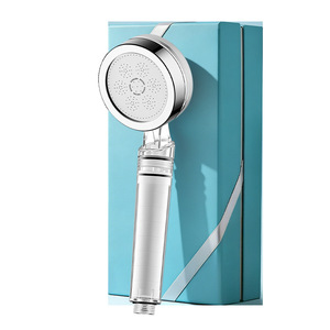 Hanjie Filter Shower Head 1-Stage 100 GPD Antibacterial Chlorine Removal Portable Spa Massage Rain <b>Spray</b> - Product Image 5