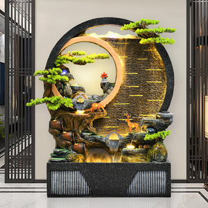 Fuente Decorativa Ecológica Quanfangyuan con Rocalla Artificial, Simbolo de Riqueza, para Interiores, de Pie, para Oficina - Product Image 2