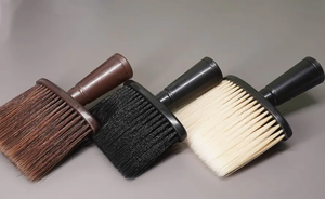 Bán buôn chuyên nghiệp cửa hàng cắt tóc cổ khăn lau bụi lông nhựa xử lý cổ quét bàn chải - Product Image 6