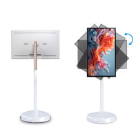 Écran mobile portable à batterie de 21.5 pouces Android 12 Tablet Tv In-Cell Touch Screen Gym Gaming Live Room Smart Tv