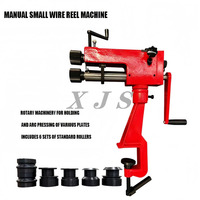 Plaque d'acier doux 6 ensembles de matrices machine de formage rotative manuelle rouleau de perle outil de roulement à main
