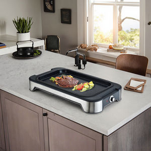 KBQ-Plaque antiadhésive en PTFE avec contrôle de température sans fumée, <span class=keywords><strong>appareil</strong></span> à <span class=keywords><strong>raclette</strong></span> pour barbecue coréen, 1500W - Product Image 1