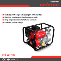 Pompe à eau à essence 3 pouces, 6 m de hauteur de refoulement, 7,5 CV, 4 kW, avec turbine en fonte pour transfert d'eau - Meilleure vente