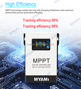 MYAMi 30A <strong>60A</strong> 100A 12V 24V 48V MPPT <strong>Solar</strong> Charge <strong>Controller</strong> for <strong>Solar</strong> Energy Storage System Lead-Acid Lifepo4 Lithium Battery - Product Image 4
