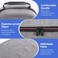 Sac de transport portable avec fermeture éclair, en EVA, pour Meta Quest VR3 3VR Oculus Quest 3