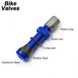 <span class=keywords><strong>Tubeless</strong></span> Schrader Valves Vélo <span class=keywords><strong>Valve</strong></span> Tige En Alliage D'aluminium Universel pour VTT Vélo De Route Vélo 40mm 44mm <span class=keywords><strong>60mm</strong></span> - Product Image 5