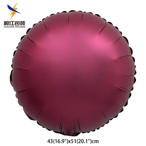 18 Inch Round Shaped <strong>Aluminum</strong> <strong>Foil</strong> <strong>Balloons</strong> For Wedding And Party Decorations Solid Color Helium Customized Logo <strong>Balloons</strong> - Product Image 5