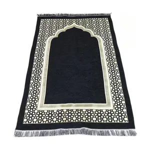 Factory anti slip prayer mat Islam muslim prayer mat 100% polyester prayer mat
