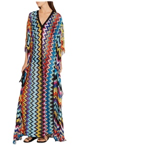 Robe Kaftan d'été à imprimé numérique islamique <span class=keywords><strong>pour</strong></span> femmes, Kaftans en gros en Inde - Product Image 1