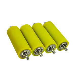 Rulli trasportatori e alberi di trasmissione generosi prodotti in gomma rivestiti in Silicone PU (poliuretano) Non alimentati - Product Image 4