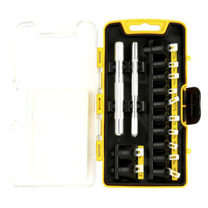 Kit de couteau et lames Stanley 0,020 po en acier inoxydable, bord droit, manche en plastique, ensemble d'outils multifonctionnels pour bricolage - Product Image 1