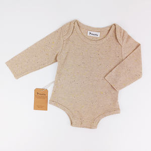 Pinuotu personalizado bebé mameluco Etiqueta Privada OEM venta al por mayor espolvorear algodón mono de manga larga para recién nacidos niños niñas 0-24 <span class=keywords><strong>meses</strong></span> - Product Image 1