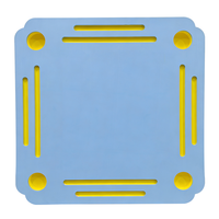 Table de Mahjong Flottante Carrée Pliante Moderne de Luxe, Étanche, en Matériau EVA, pour 4 Joueurs, Utilisation en Piscine, Pliable