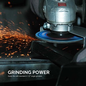 <span class=keywords><strong>Disco</strong></span> de Láminas de Cerámica de Alta Dureza DELUN de 5 Pulgadas (125 mm) para Amoladora Angular, para Pulir Acero Inoxidable - Product Image 5