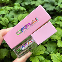 Tube de gloss à lèvres blanc 5 ml, emballage personnalisé, logo personnalisé, gloss à lèvres en marque privée