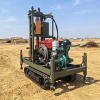 Machine de forage hydraulique automatique, petite foreuse hydraulique sur chenilles pour puits d'eau