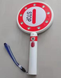 Segnale di <span class=keywords><strong>Stop</strong></span> Lampeggiante per Sicurezza Stradale, Luce LED Portatile per Segnalazione Traffico - Product Image 6