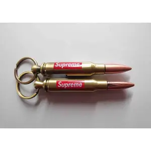 Factory custom 50 kaliber bullet shape sleutelhanger flesopener