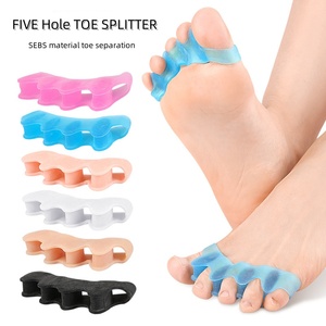 Portátil de silicona juanete pulgar Valgus Protector dedo del pie <span class=keywords><strong>Corrector</strong></span> herramientas de uñas pie Dedos cuidado duradero separadores de dedos divisor de uñas - Product Image 1