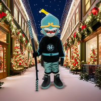 Costume de mascotte gonflable singe géant sur mesure pour événements, taille adulte, tissu doux, certifié CE, 2m 2.6m, 1 pièce MOQ OEM