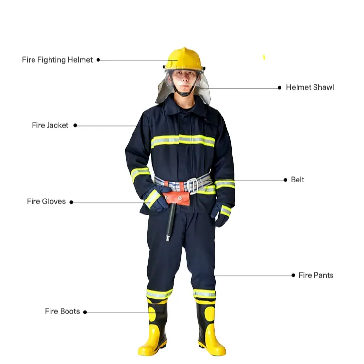 消防スーツ工場直接供給消防救助服消防制服消防士用消防スーツ